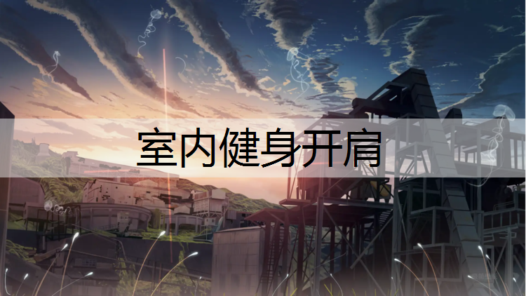 室内健身开肩
