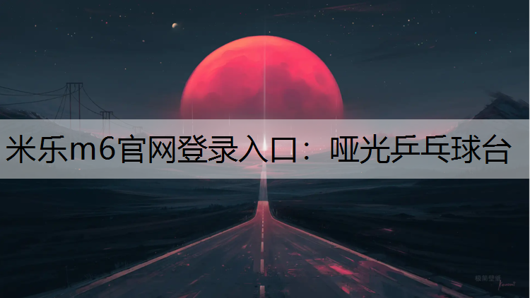 米乐m6官网登录入口：哑光乒乓球台