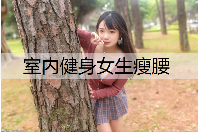 室内健身女生瘦腰